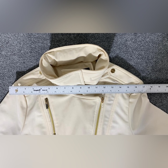 Kenneth Cole Reaction Womens Elegant Jacke crem size M - Picture 13 of 15